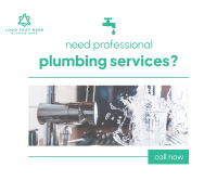 Professional Plumbing Services Facebook post Image Preview
