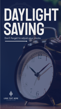 Daylight Saving Reminder Facebook story Image Preview