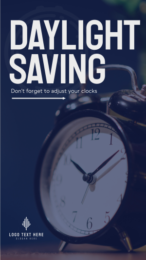 Daylight Saving Reminder Facebook story Image Preview