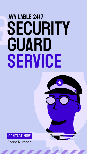 Security Guard Job Instagram story Image Preview