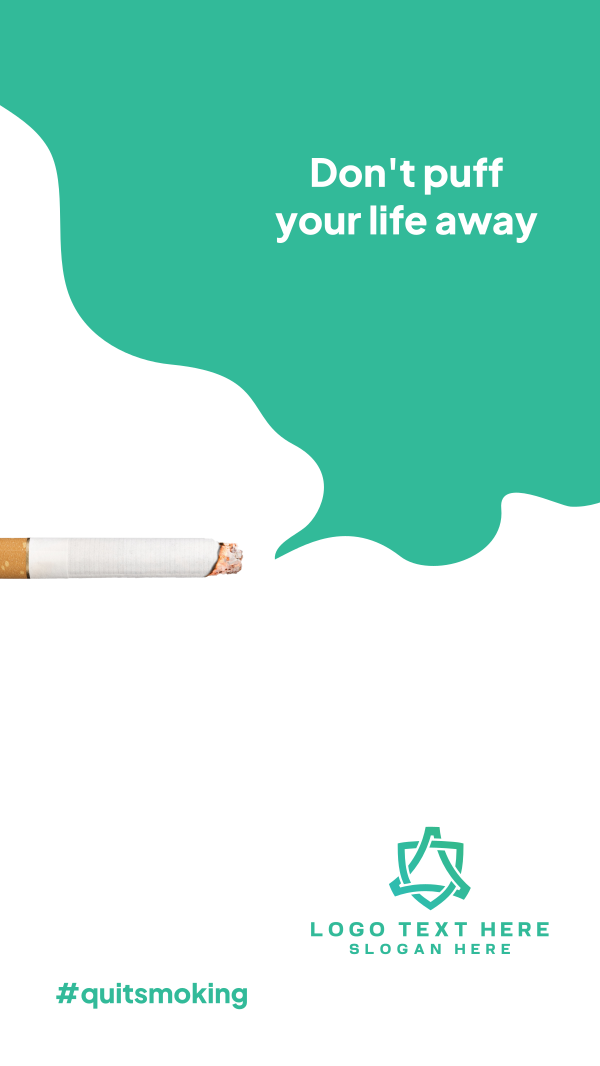 Quit Smoking Facebook Story Design Image Preview