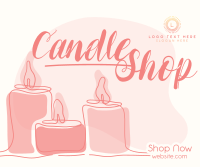 Line Candle Facebook post Image Preview