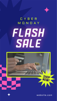 Cyber Flash Sale Instagram reel Image Preview