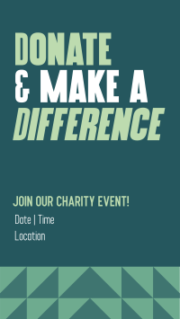 Charity Event TikTok Video Design