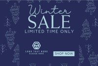 Winter Pines Sale Pinterest Cover Design