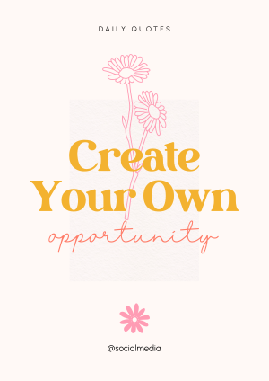 Create Your Own Opportunity Flyer Image Preview