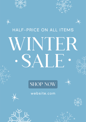 Winter Wonder Sale Flyer Image Preview