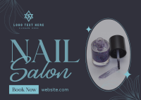 Beauty Nail Salon Postcard Image Preview