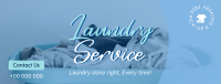 Professional Dry Cleaning Laundry Facebook Cover Design