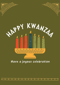 Kwanzaa Candles Poster Image Preview