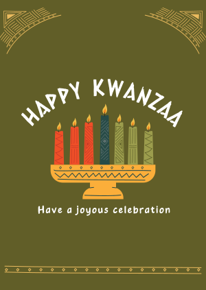 Kwanzaa Candles Poster Image Preview