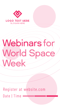 Space Week Webinar YouTube Short Design