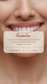 Dental Self-Care Reminder Instagram Story Design