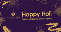 Holi Celebration Facebook Ad Design