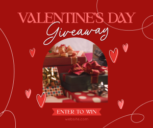 Valentine's Day Giveaway Facebook post Image Preview