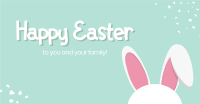 Easter Bunny Ears Facebook Ad Design