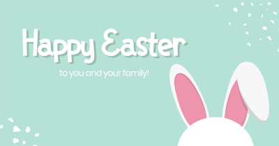Easter Bunny Ears Facebook ad Image Preview