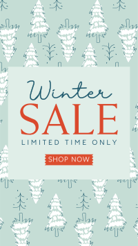 Winter Pines Sale Facebook story Image Preview