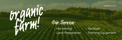 Organic Farming Twitter header (cover) Image Preview