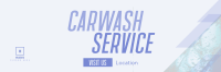 Cleaning Car Wash Service Twitter header (cover) Image Preview