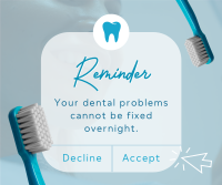 Dental Reminder Facebook post Image Preview