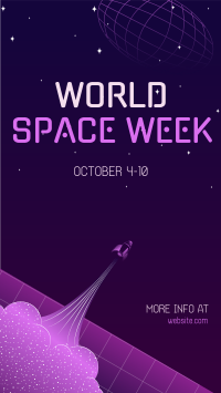 World Space Week YouTube Short Design