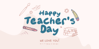 Teachers Day Greeting Twitter post Image Preview