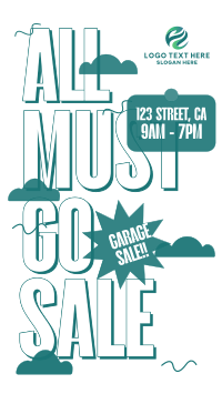 Garage Sale Quirky Instagram Story Design