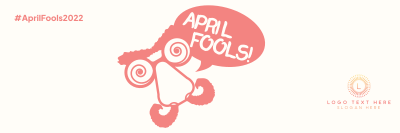 April Fools Clown Twitter header (cover) Image Preview
