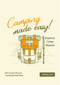Camping made easy Flyer Design