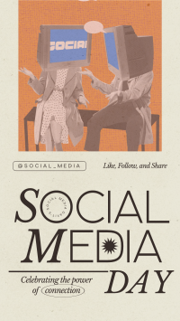 Modern Social Media Day Facebook Story Design