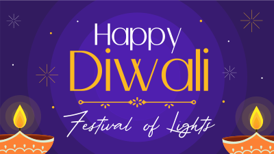 Happy Diwali Facebook event cover Image Preview