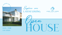 Open House Real Estate Facebook Event Cover Design