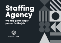 Awesome Staffing Postcard Image Preview