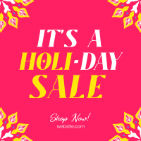 Holi-Day Sale Instagram post Image Preview