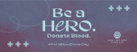 Blood Donation Campaign Facebook cover Image Preview