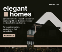 Elegant Homes Facebook Post Design