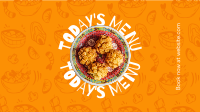 Today's Menu Facebook Event Cover Design