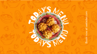 Today's Menu Facebook event cover Image Preview