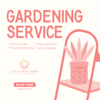 Gardening Service Offer Instagram Post Design