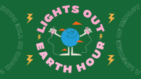 Earth Hour Lights Out Facebook Event Cover Design
