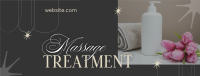 Hot Massage Treatment Facebook Cover Design