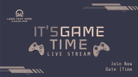 Game Time Facebook event cover Image Preview