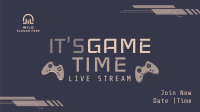 Game Time Facebook event cover Image Preview