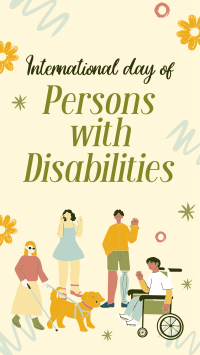 Persons with Disability Day YouTube Short Design