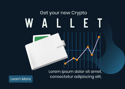 Get Crypto Wallet  Postcard Image Preview