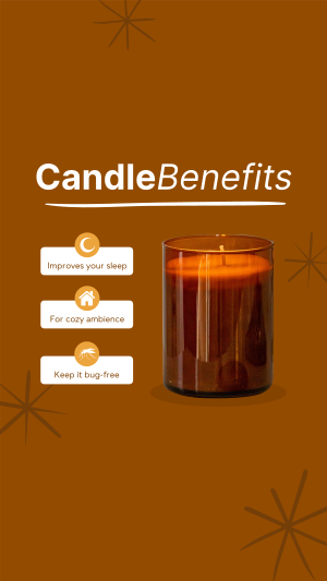 Candle Benefits Facebook story Image Preview