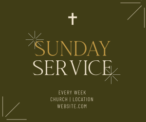 Earthy Sunday Service Facebook post Image Preview