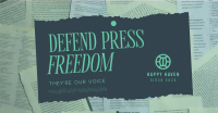 Defend Press Freedom Facebook Ad Design