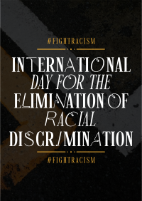Eliminate Racial Discrimination Flyer Design